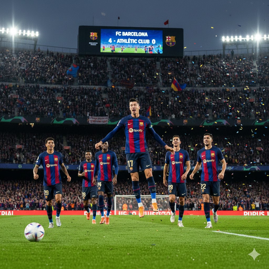 Célébration FC Barcelone — Camp Nou